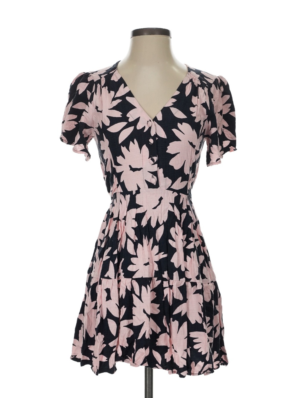 Mister Zimi Flossie Mini Dress with Pink Floral Print